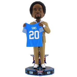 Billy Simms (Detroit Lions) 1980 NFL Draft Pick Bobblehead